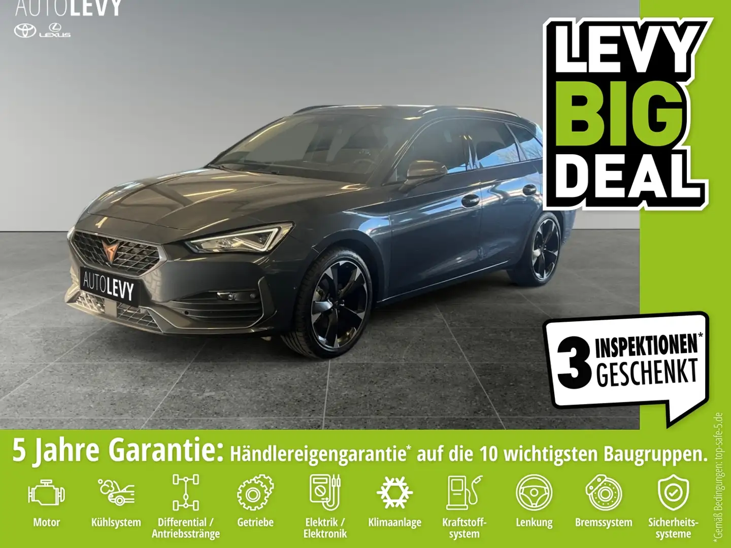 CUPRA Leon Sportstourer 1.5 eTSI DSG *PANO*NAVI* Gri - 1