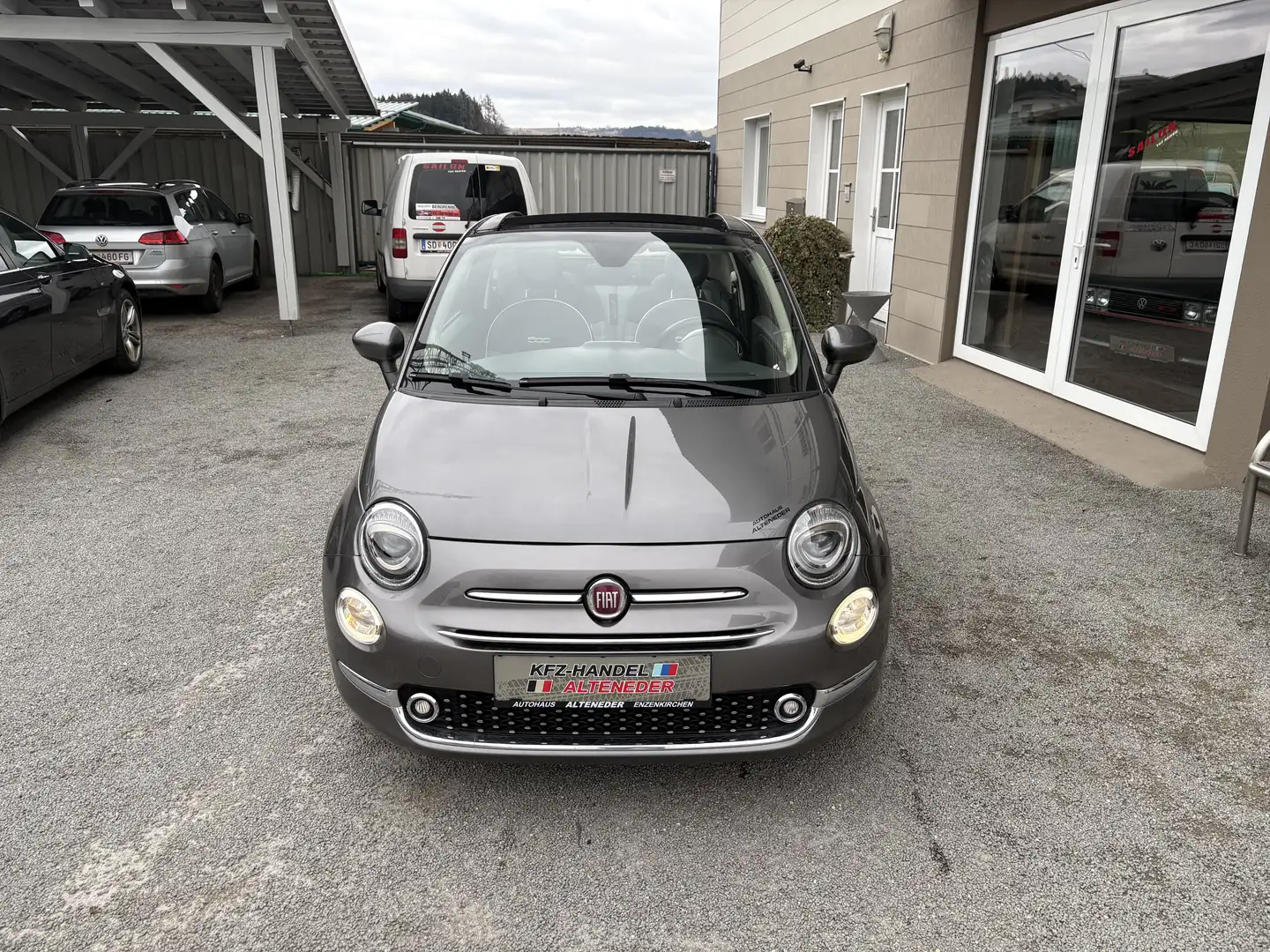 Fiat 500 500C 1,2 Lounge *CABRIOLET*ZR NEU*ELEKTR.VERDECK* Grau - 2