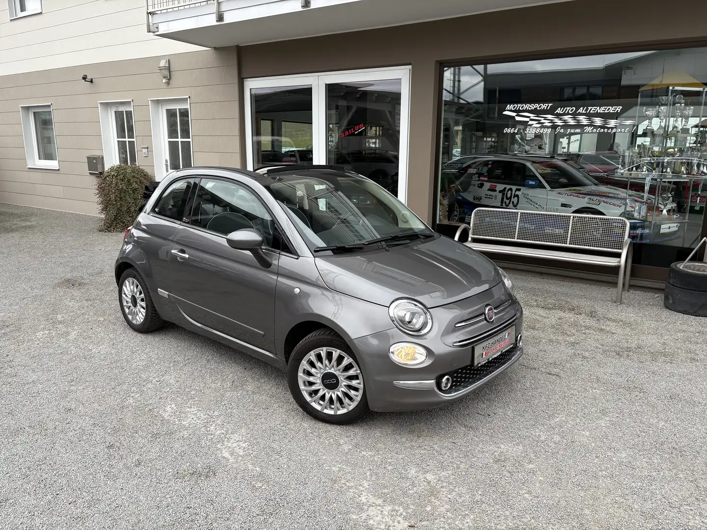 Fiat 500 500C 1,2 Lounge *CABRIOLET*ZR NEU*ELEKTR.VERDECK* Grau - 1