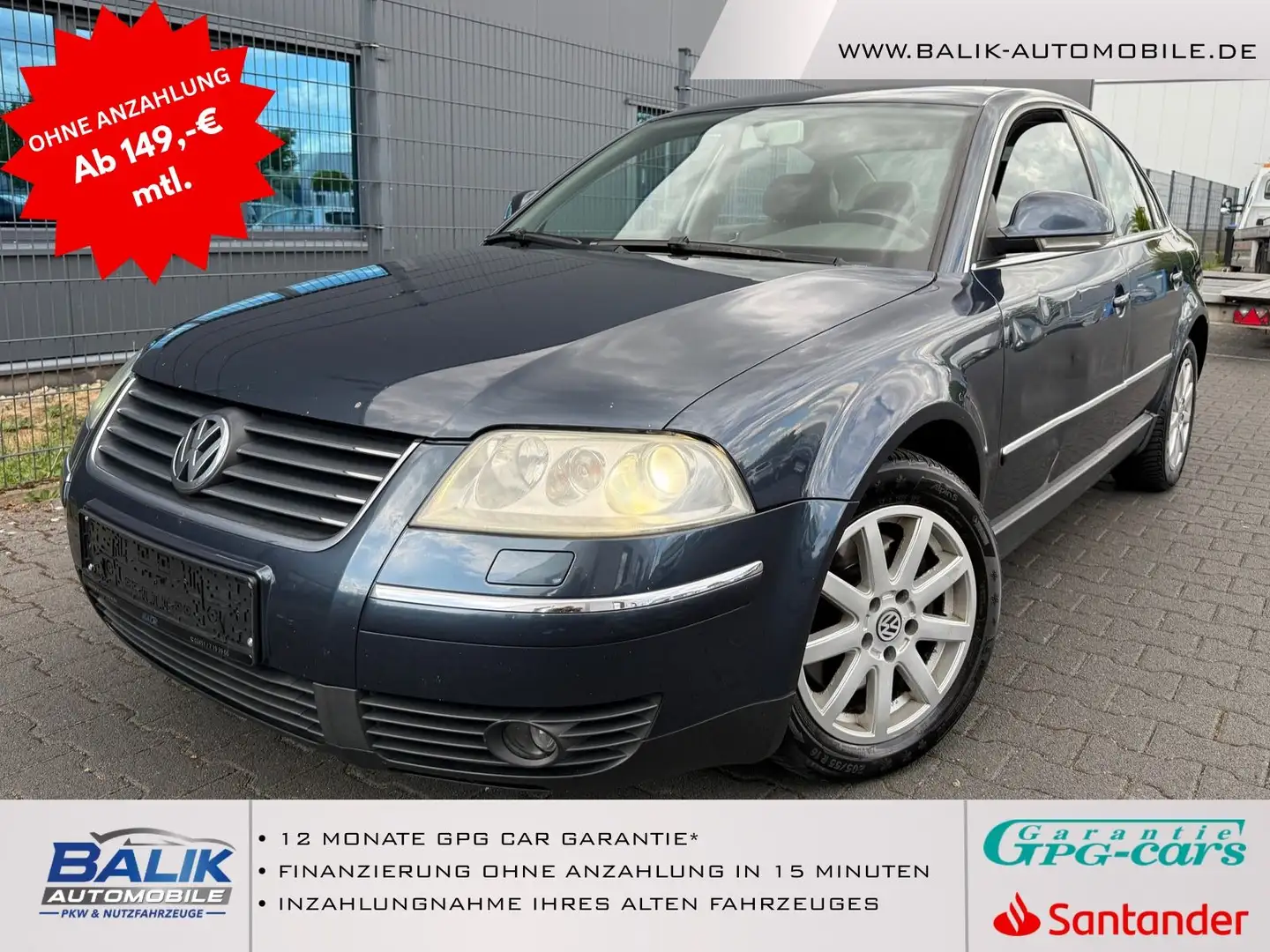 Volkswagen Passat Lim. V6 TDI Highline 4Motion*XENON* GT Li Blau - 1
