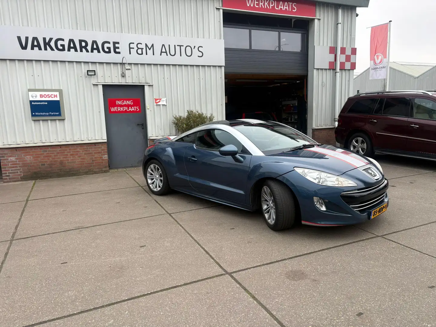 Peugeot RCZ 1.6 THP Clima, radio, cruise, pdc achter Blau - 2