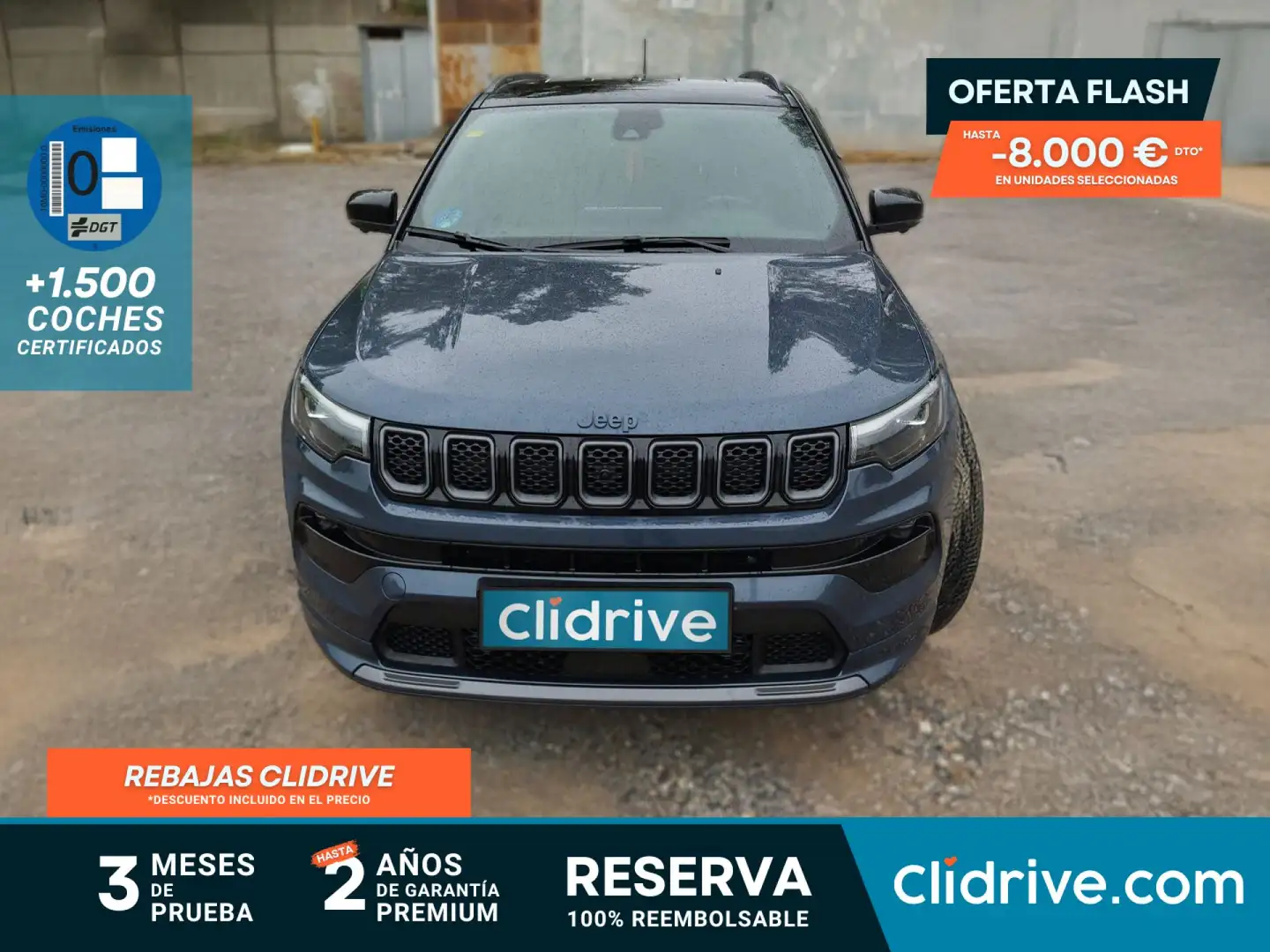 Jeep Compass 1.3 PHEV 177kW (240CV) S AT AWD Azul - 1