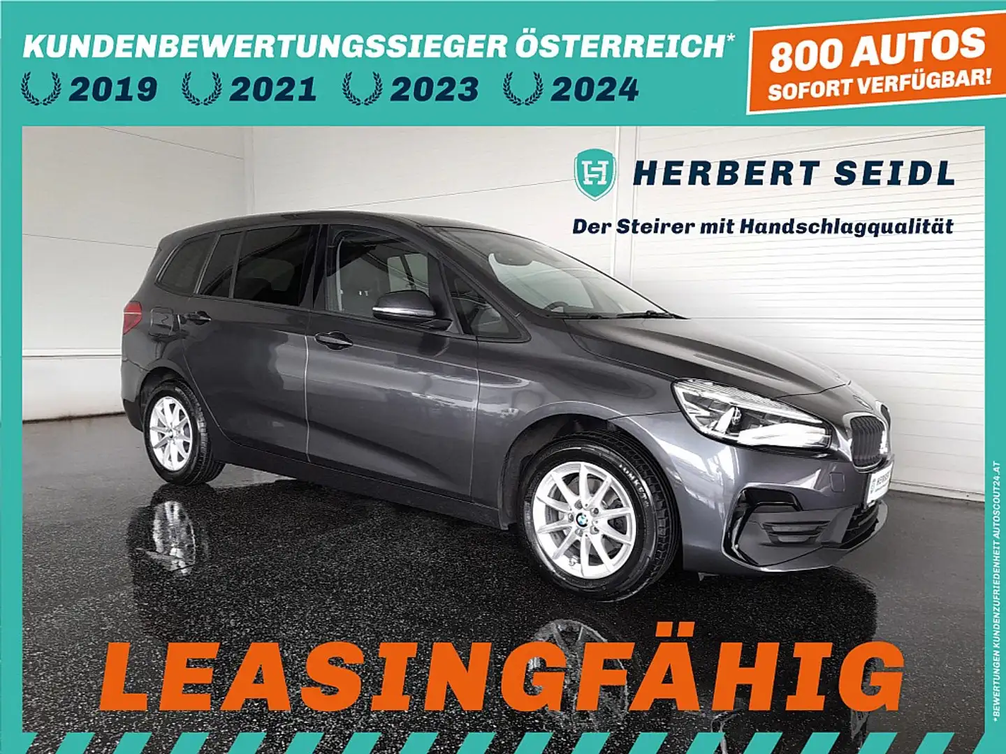 BMW 216 d Gran Tourer ADVANTAGE Aut. *FRONTANTRIEB / LE... Grau - 1