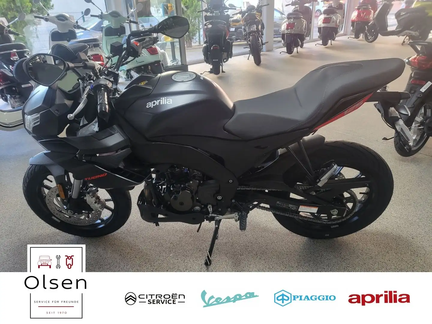 Aprilia Tuono 125 E5 + Mamba Grey Grijs - 1