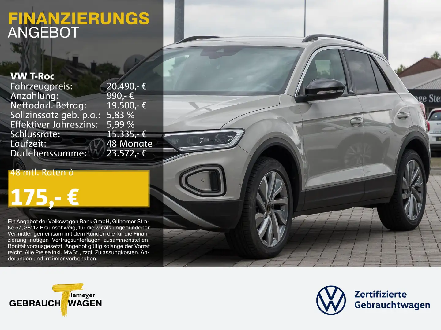 Volkswagen T-Roc 1.0 TSI MOVE NAVI KAMERA VIRTUAL Gris - 1