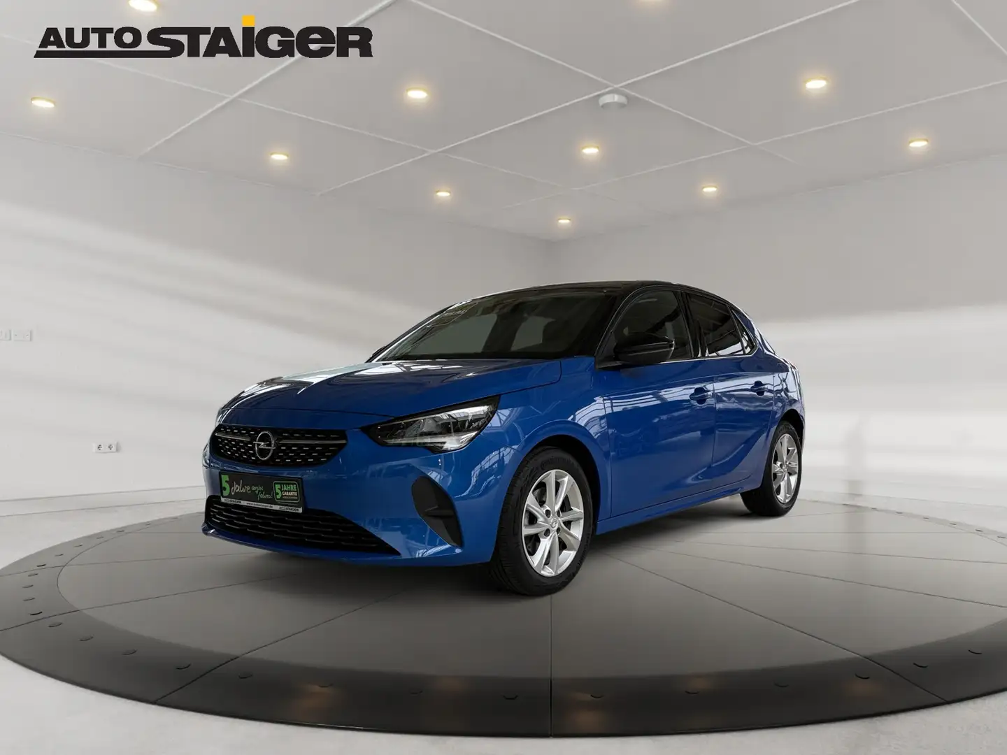 Opel Corsa F 1.2 Turbo Elegance LED+SHZ+Fernlichtass. Blau - 2