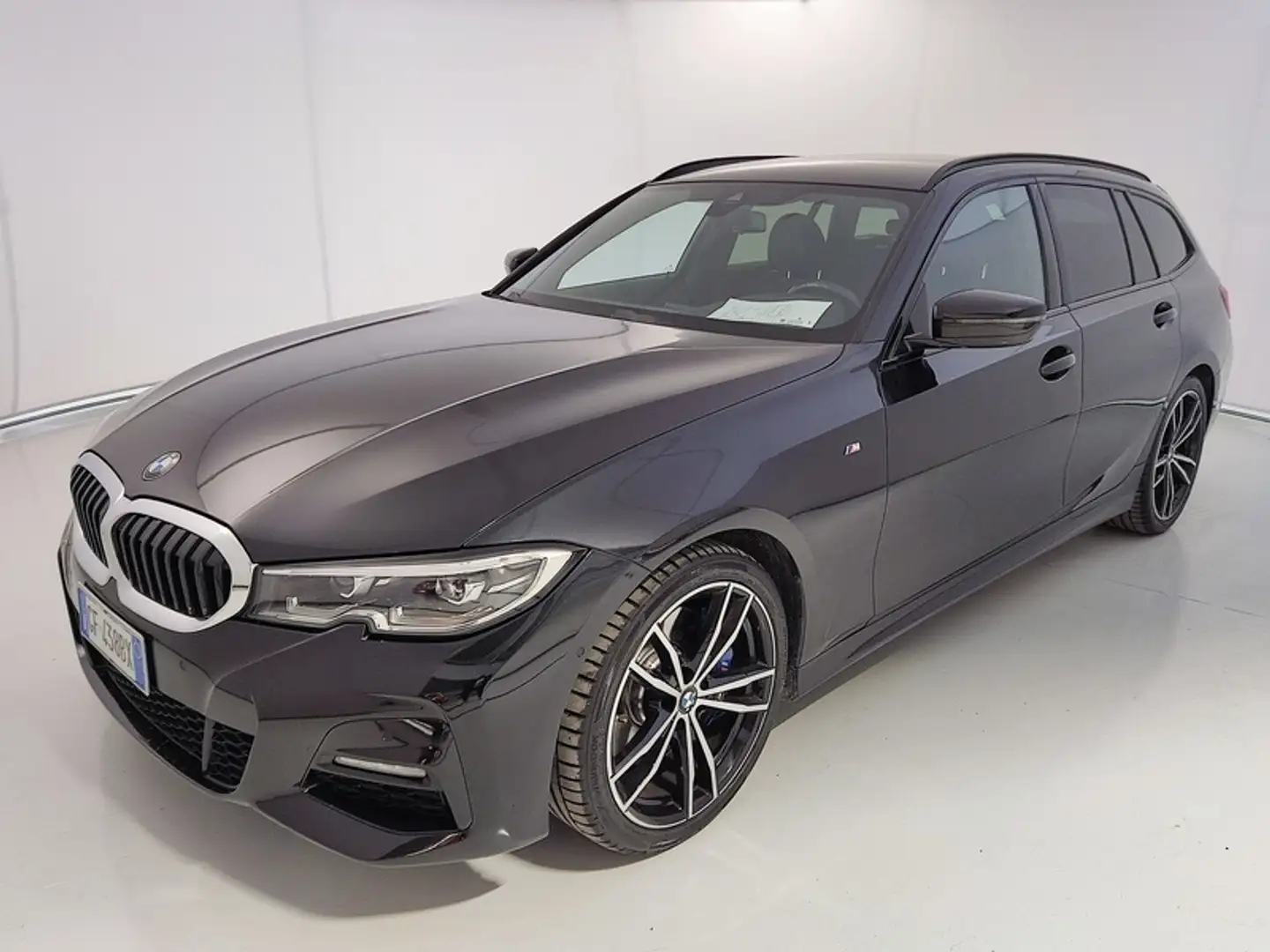 BMW 320 d mhev 48V Msport auto Zwart - 1