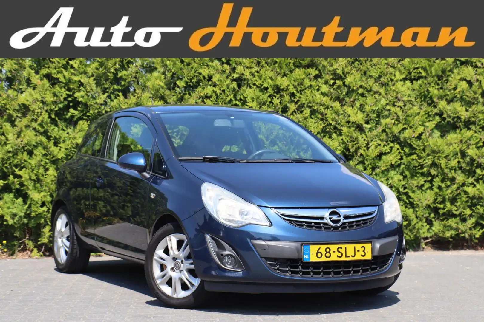 Opel Corsa 1.2-16V Edition Airco|Cruise|Lmv|Elektrische Pakke Blauw - 1