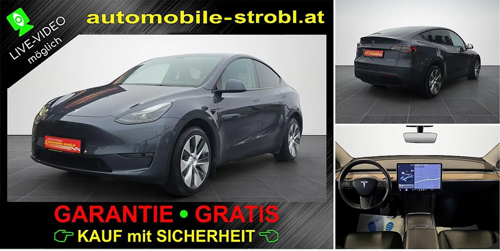 Tesla Model Y Long R. AWD *Auto.P*GARANTIE* Grau - 1