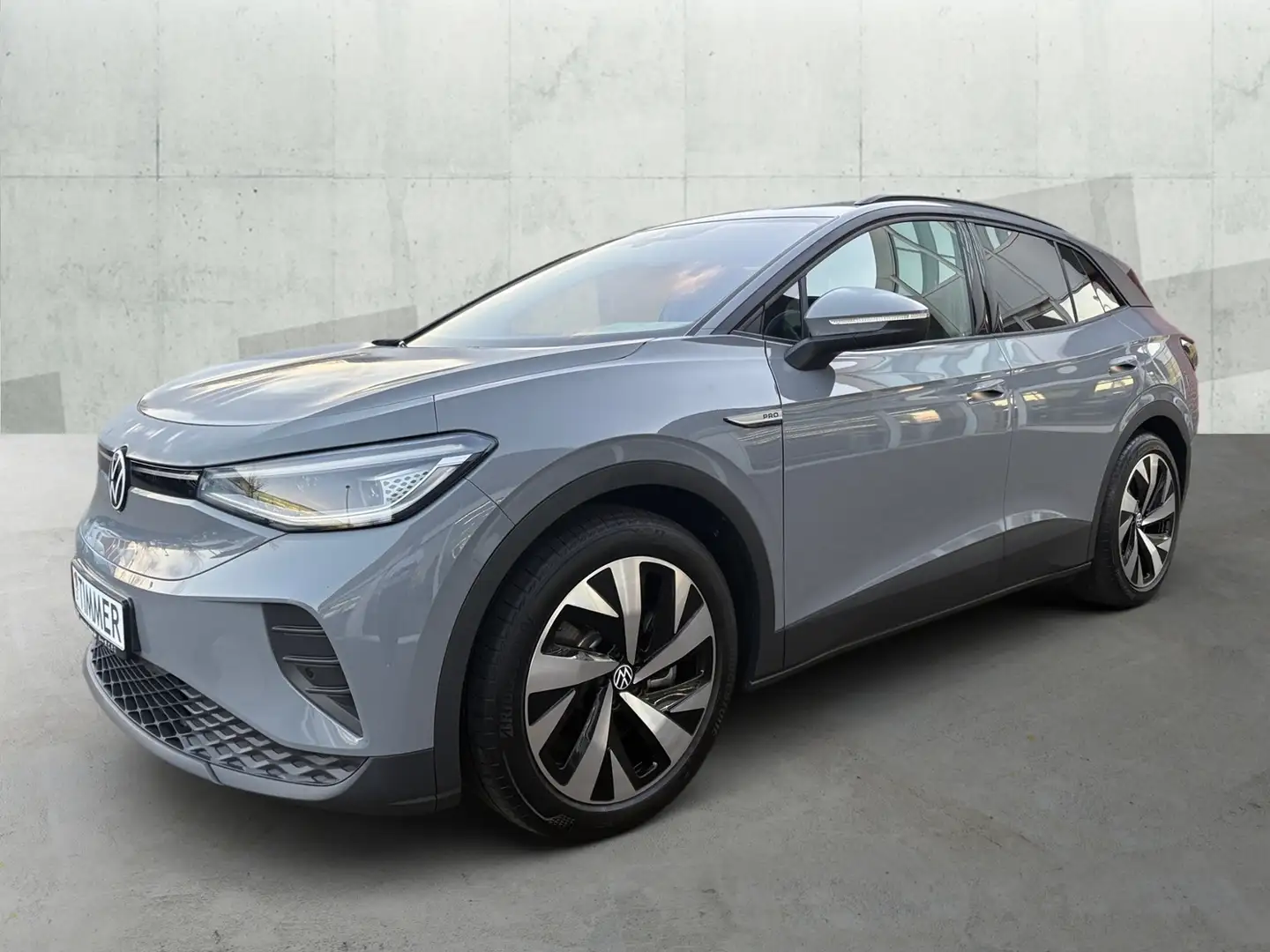 Volkswagen ID.4 PRO PERF. 82 kWh +WÄPU +AHK +IQ.LIGHT +RKAM ACC+A Grau - 2