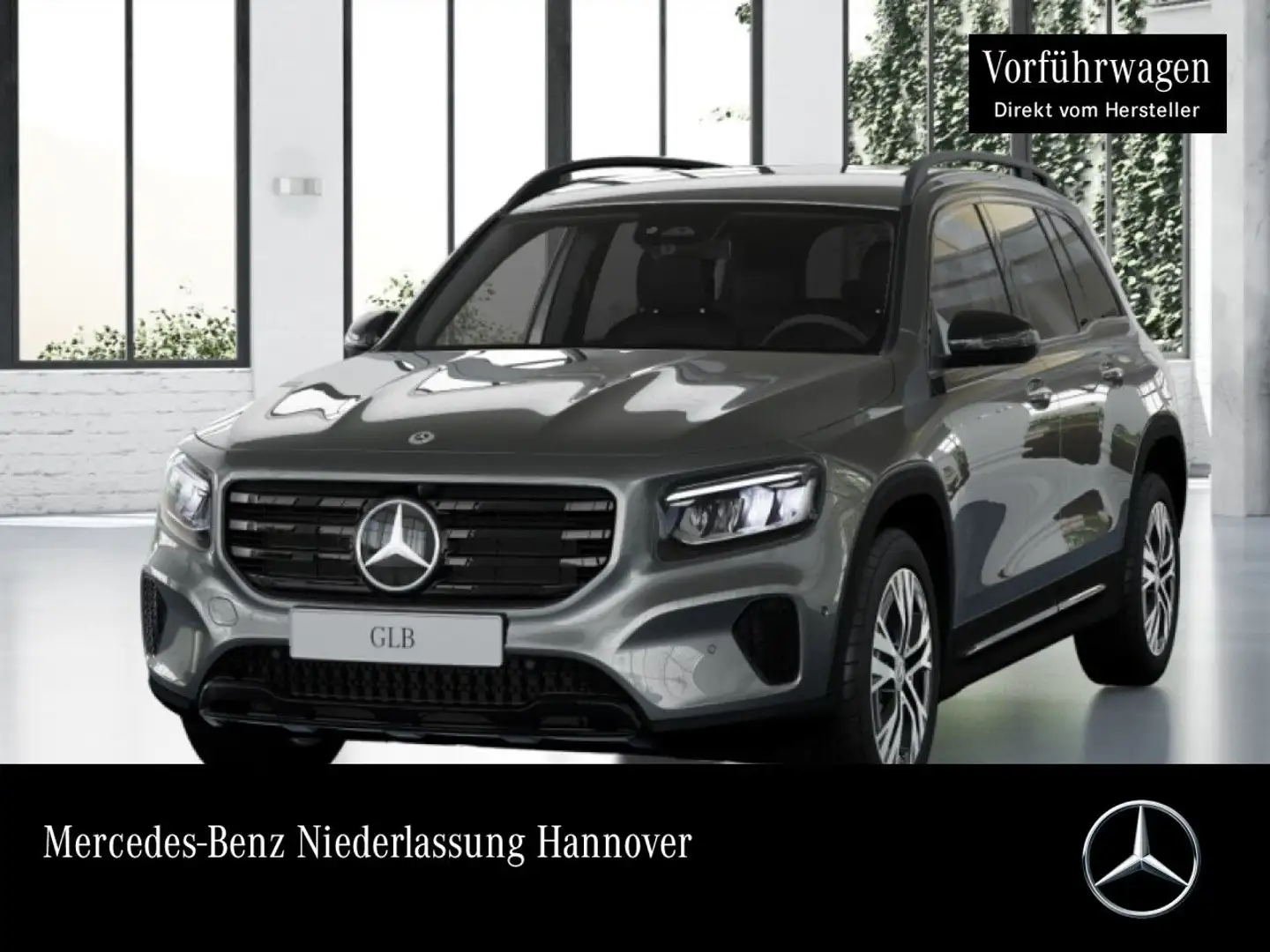 Mercedes-Benz GLB 200 PROGRESSIVE+NIGHT+360°+AHK+LED+TOTW+7G Grau - 1