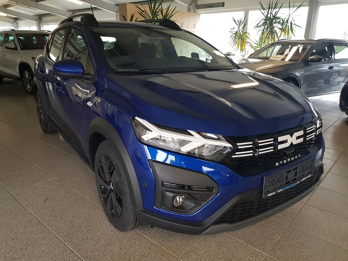 Dacia Sandero Stepway SmartLink Kamera PDC hi+vo Blau - 1