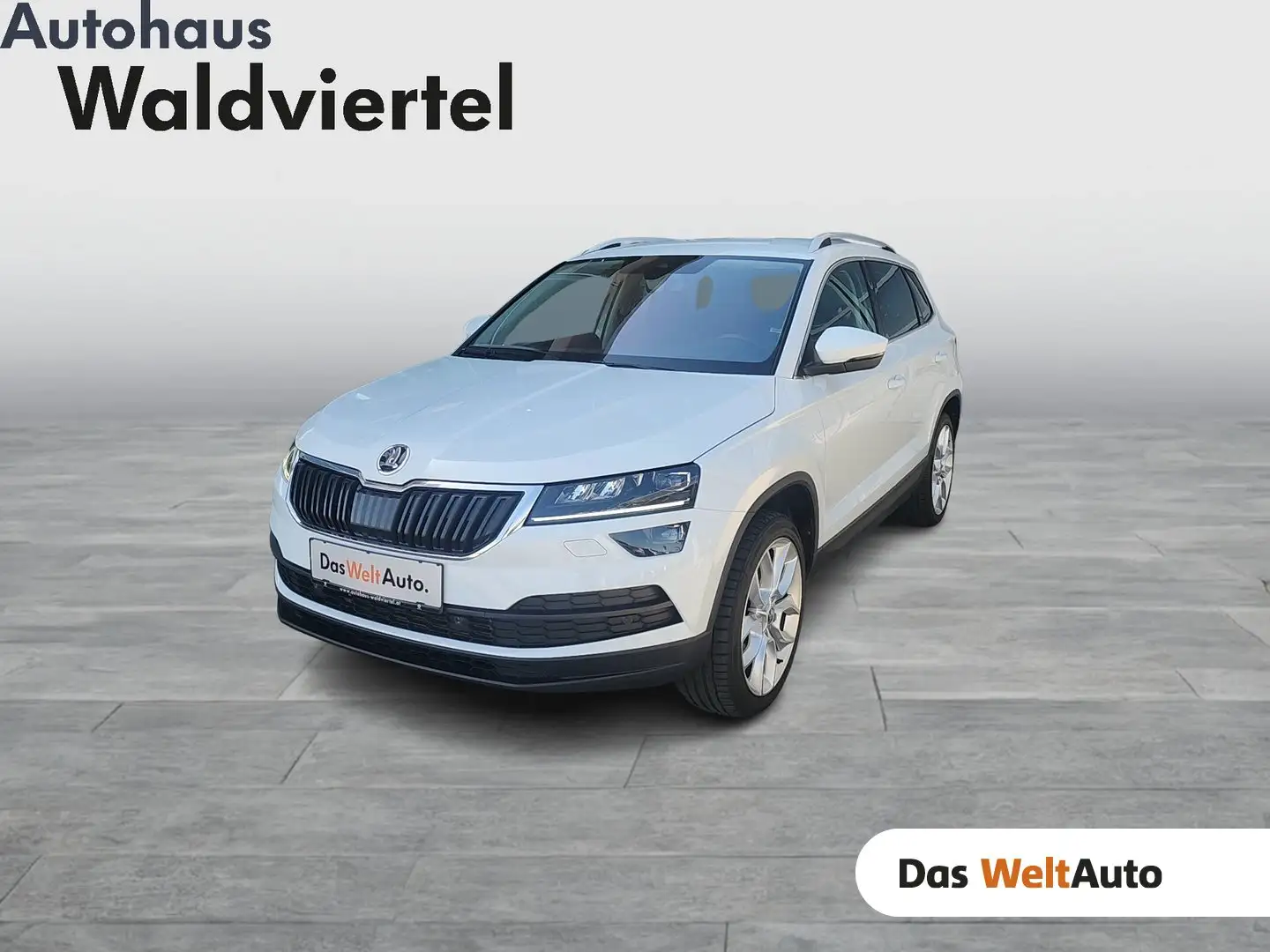 Skoda Karoq 4x4 Style SC TDI DSG Weiß - 1
