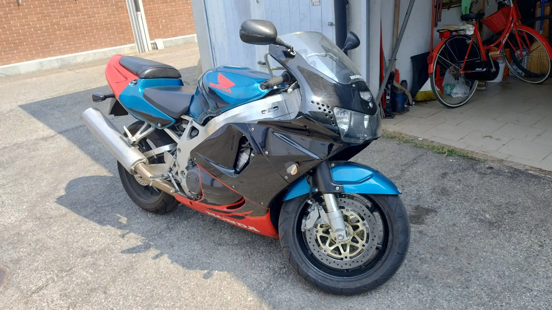 Honda CBR 900 rr fireblade Bleu - 1