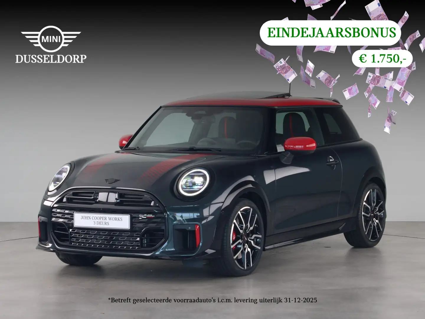 MINI Cooper John Cooper Works Pakket XL PRIVATE LEASE EUR 923, Gris - 1
