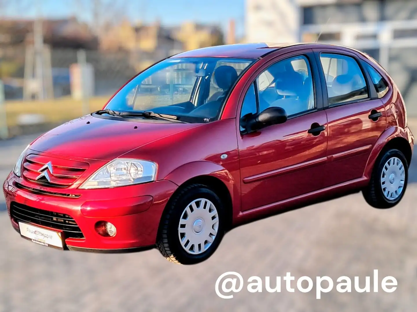 Citroen C3 1.1*TüV NEU*1.Hand*Scheckheft*ToP*Klima* Rot - 1
