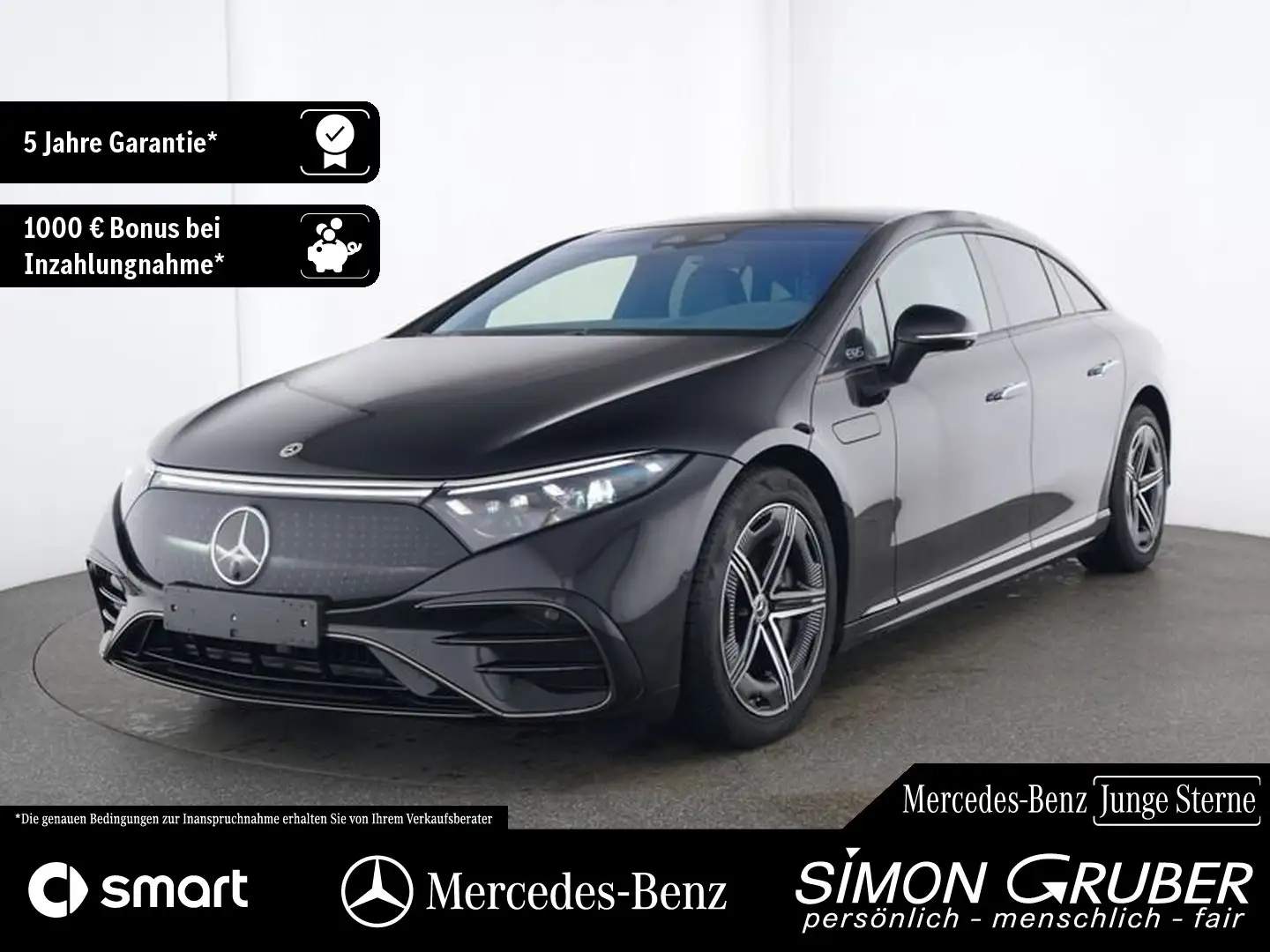 Mercedes-Benz EQS 450 4M AMG Night Premium+ Mod 2025 118Kwh Schwarz - 1