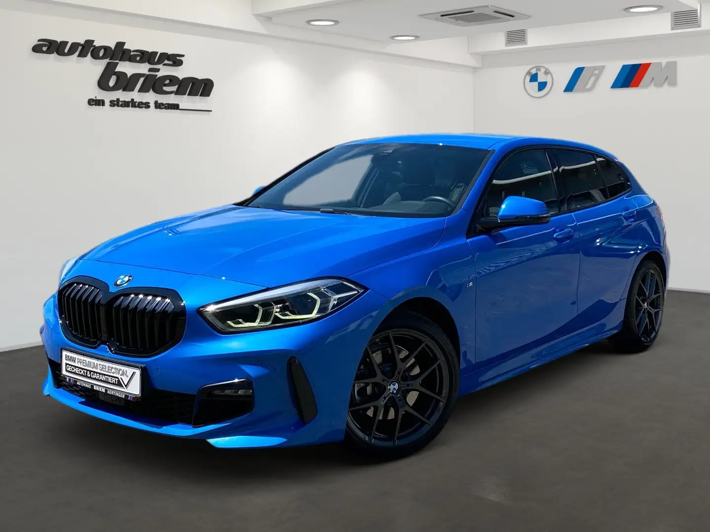 BMW 118 i Hatch M Sport HiFi DAB LED WLAN Tempomat Kék - 1