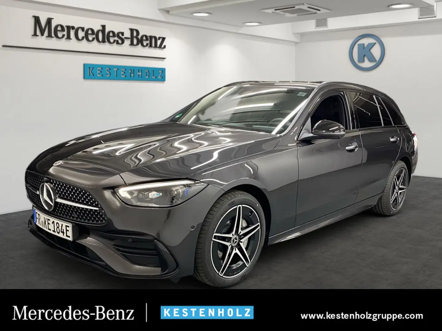 Mercedes-Benz C 300 de T-Modell AMG+AHK+NIGHT+PARK+DISTR+DIGIT Grau - 1