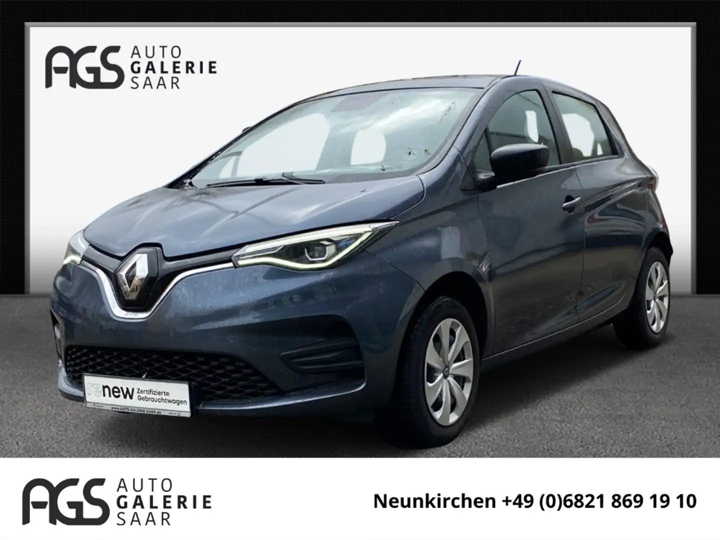 Renault ZOE R110 Life R110, Klima,neuwertig Batteriemiete digi Grau - 1