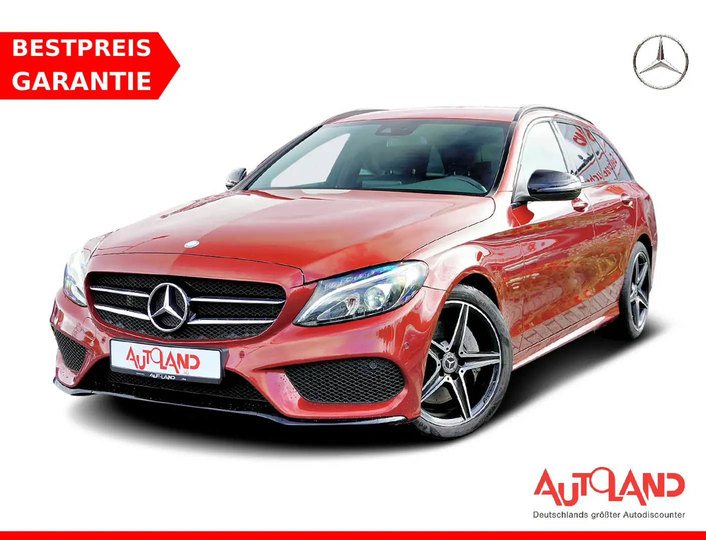 Mercedes-Benz C 160 C250 T-Modell CGI AMG Line LED Navi Tempomat USB Rosso - 1