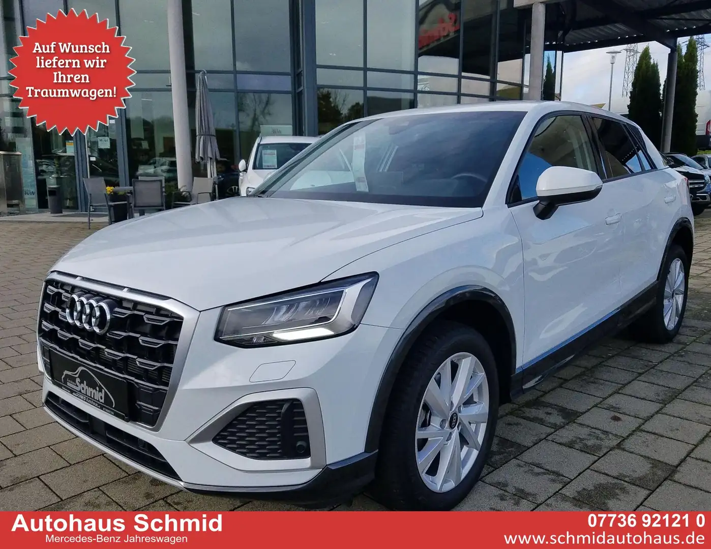 Audi Q2 35 1.5 TFSI, advanced, Klima, Navi, SHZ, LED, A... Weiß - 1