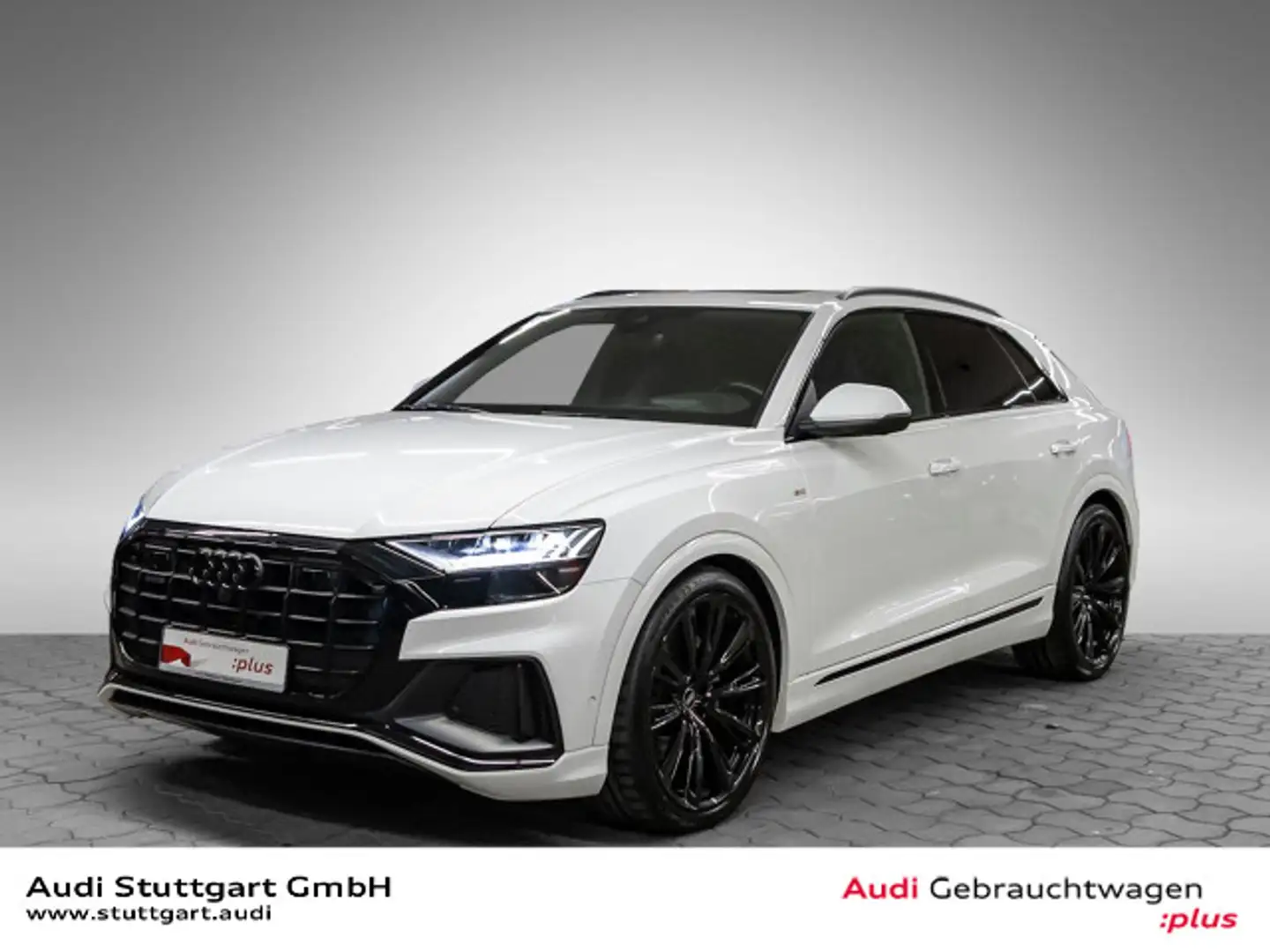 Audi Q8 50 TDI quattro competition AHK Pano 23'' Weiß - 1