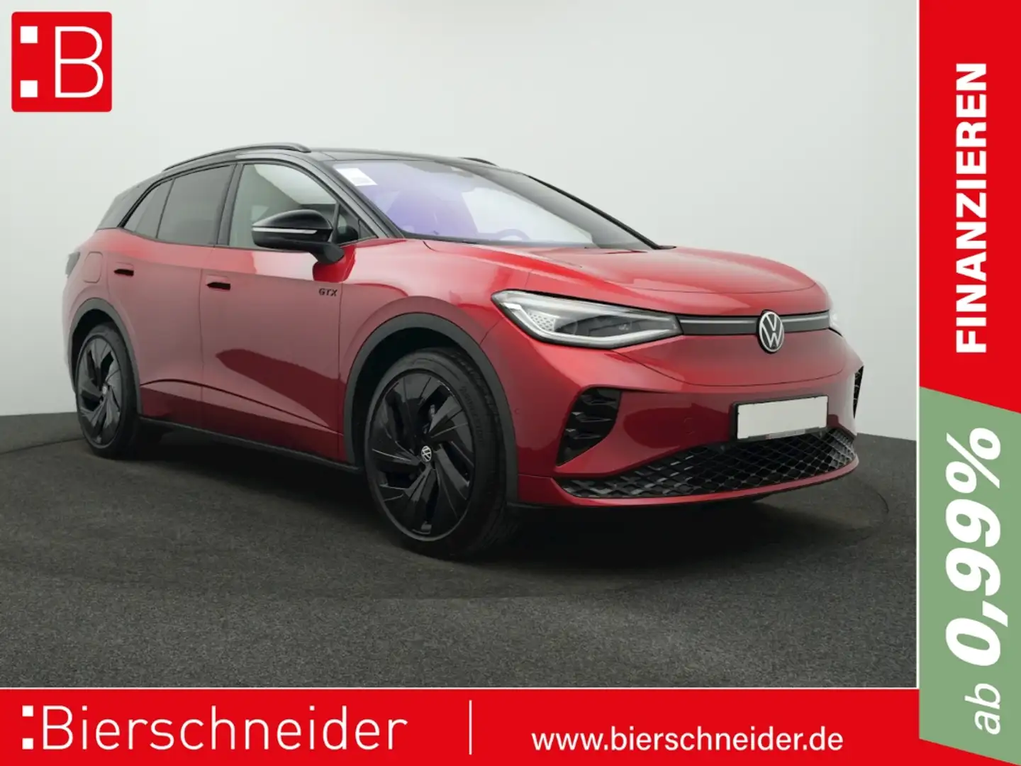 Volkswagen ID.4 GTX 4Mo. 5.-J.-GAR IQ-LIGHT PANO AHK Rot - 1
