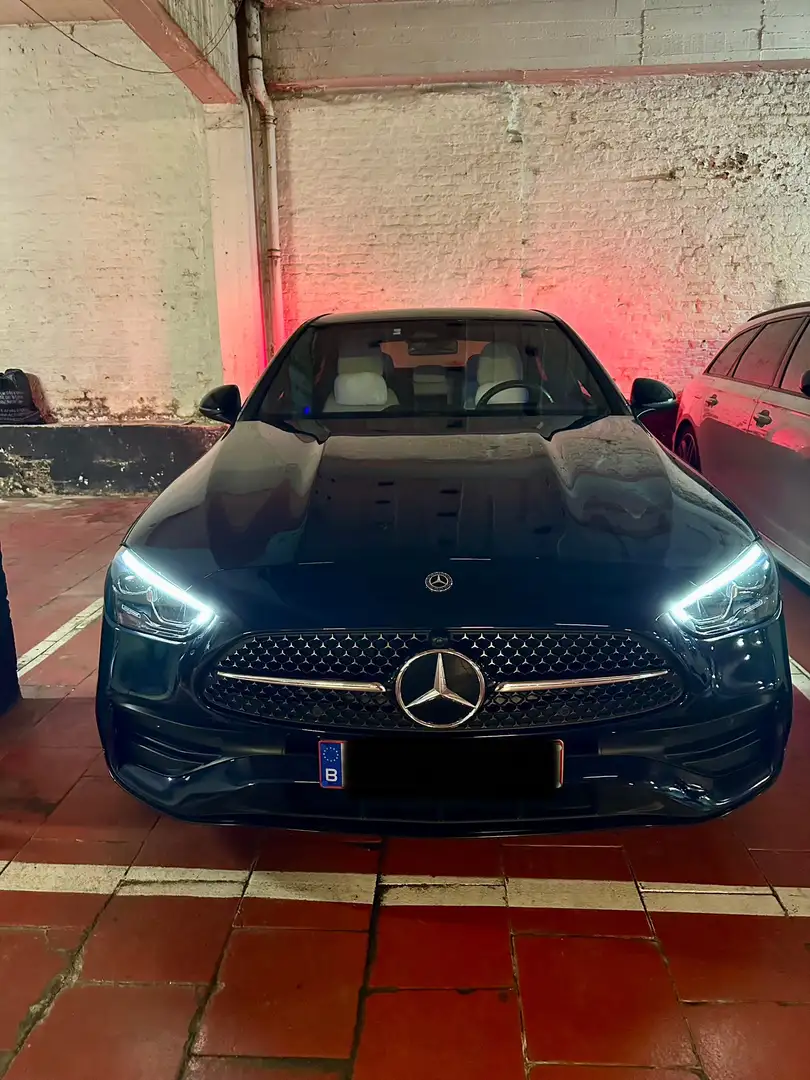 Mercedes-Benz C 180 AMG Line ‼️Garantie fin 2028‼️ Blauw - 1