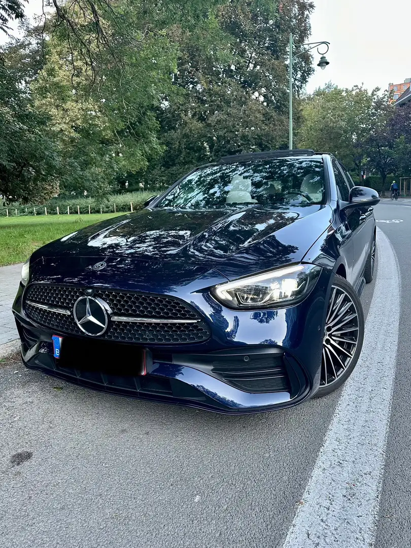 Mercedes-Benz C 180 AMG Line ‼️Garantie fin 2028‼️ Blauw - 2