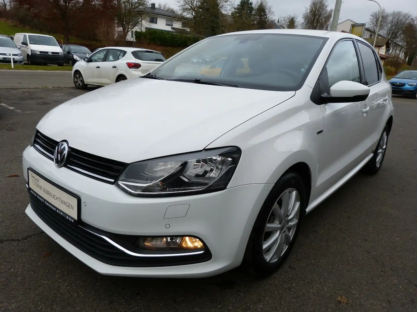 Volkswagen Polo Lounge BMT 1.4 TDI[NAVI/SHZ/PDC] Blanc - 1