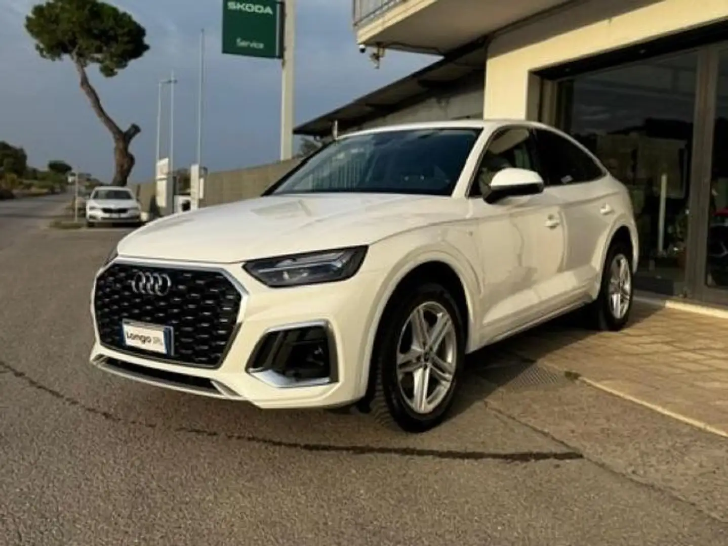 Audi Q5 Sportback TDI quattro mhev S tronic S line Bianco - 1