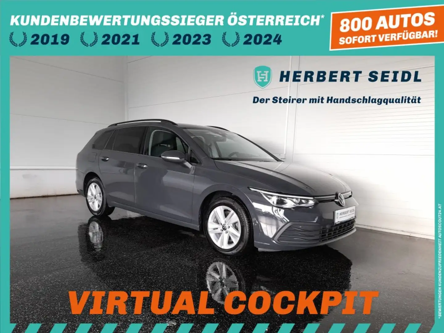 Volkswagen Golf VIII Variant LIFE 2,0 TDI DSG *LED+ MIT FLA / VIRTUELL PRO / NAVI / ACC / TRAVEL ASSIST* Grau - 1