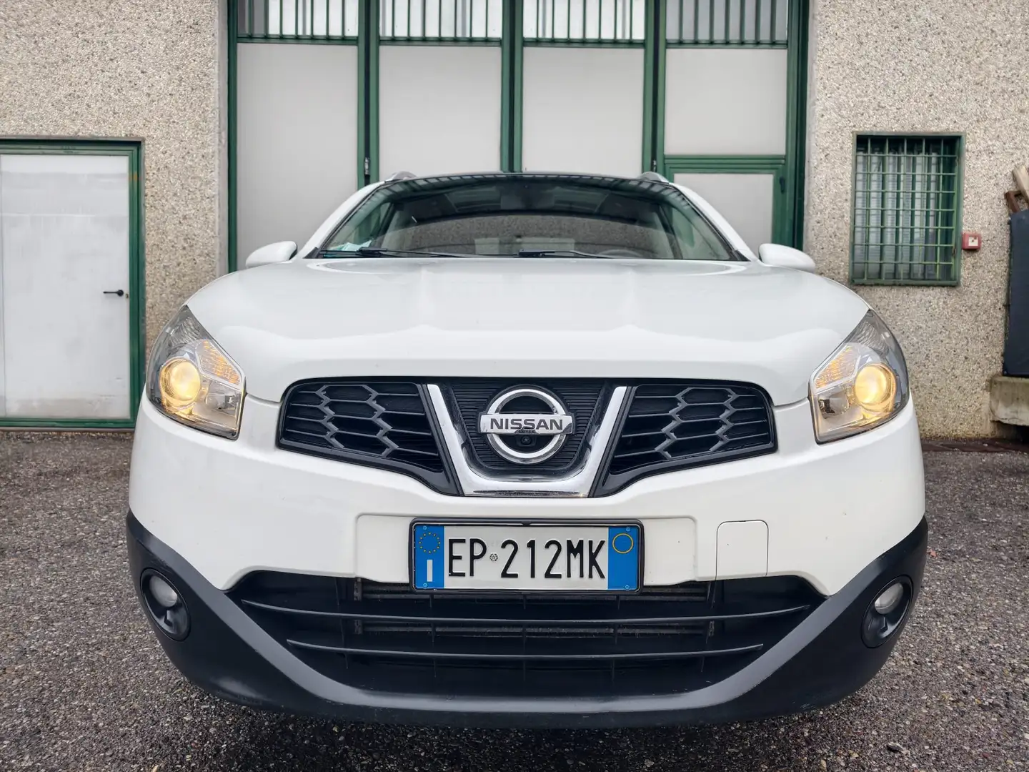 Nissan Qashqai 1.6 DCI N-TEC TETTO PANORAM 7 POSTI TAGLIANDI 2013 Weiß - 2