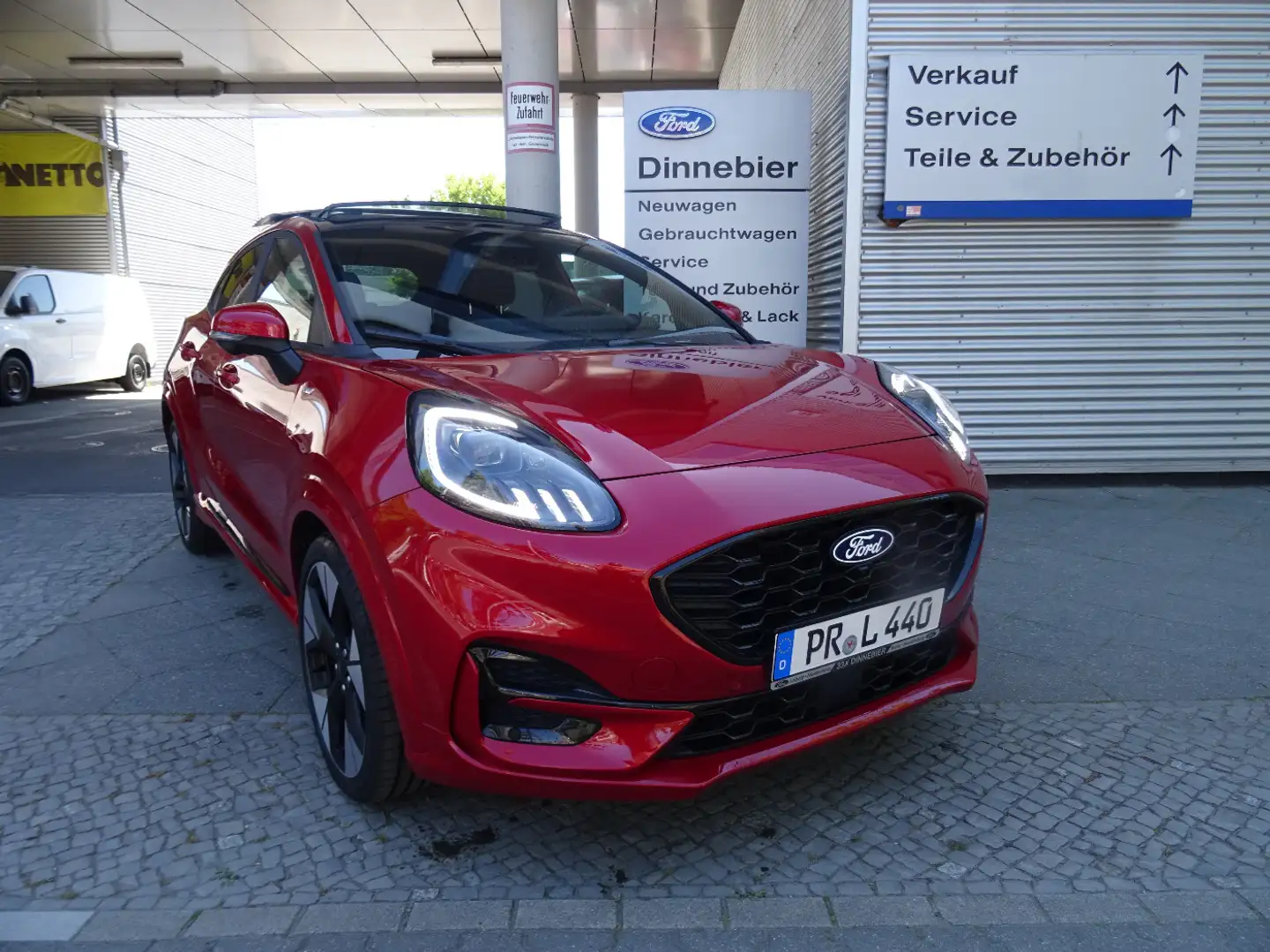 Ford Puma ST-LINE X LED+360°Kamera+Glasdach+Navi Rood - 2