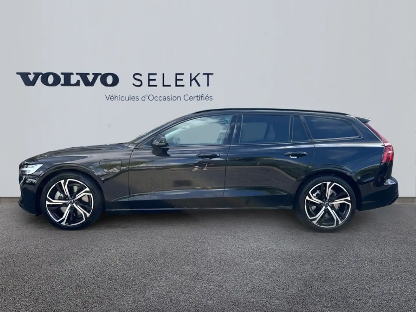 Volvo V60 T6 AWD 253+145ch Plus Style Dark Geartronic 8 Noir - 2
