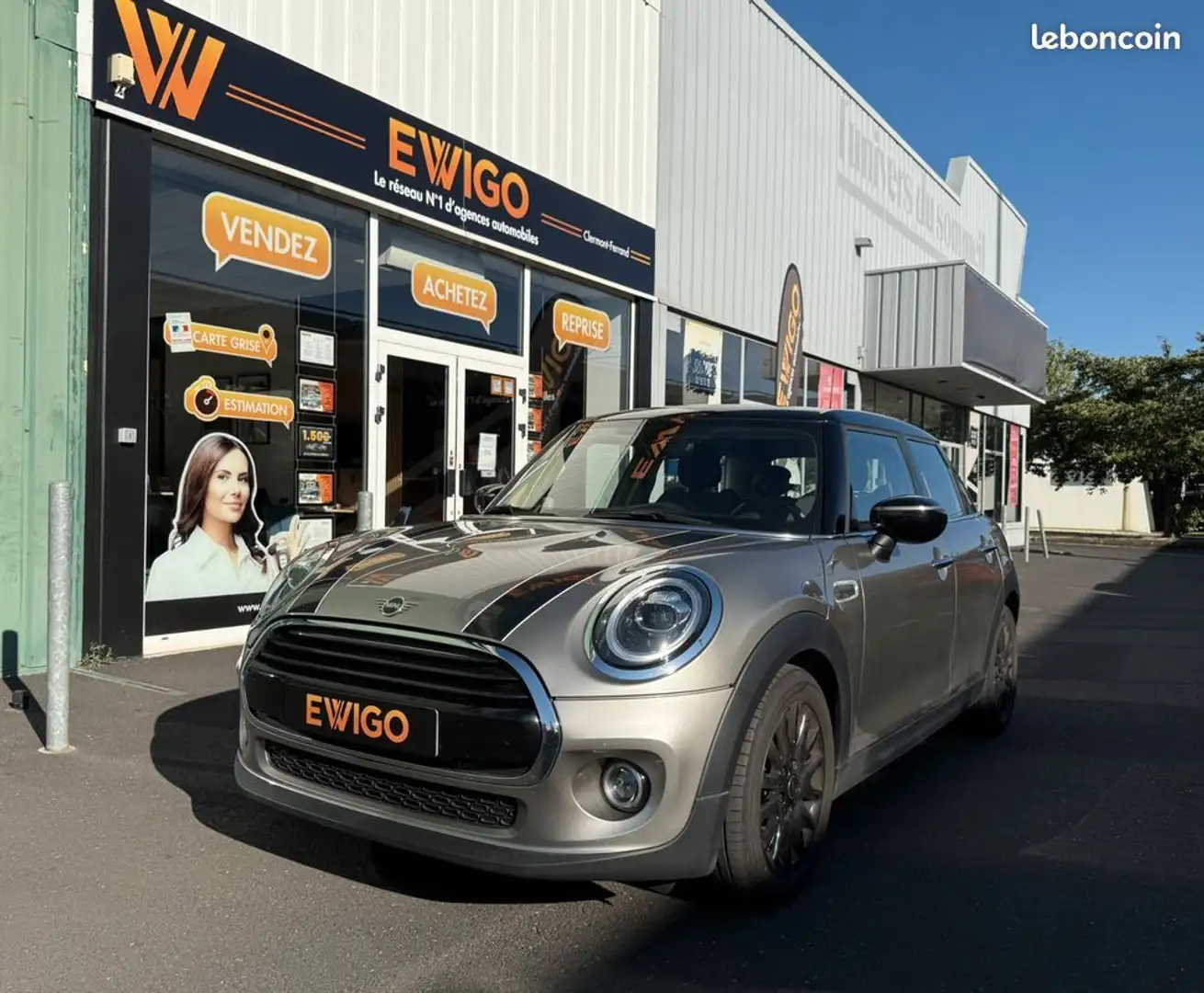 MINI Cooper 1.5 136ch bva edition greenwich camera de recul Grau - 1
