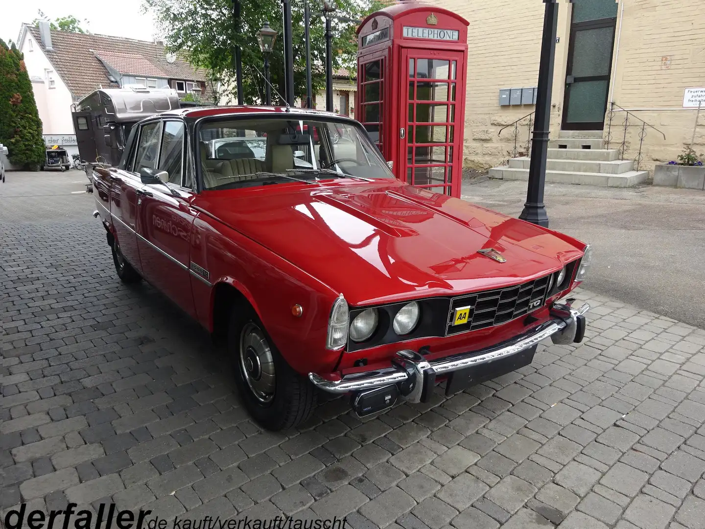 Rover P6 2000 TC Sammlerzustand H-Zulassung Rot - 1