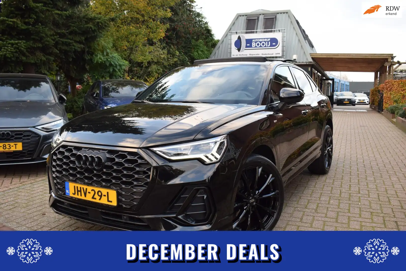 Audi Q3 SPORTBACK 35 TFSI Pro Line S 150PK AUTOM/PANO DAK/ Zwart - 1