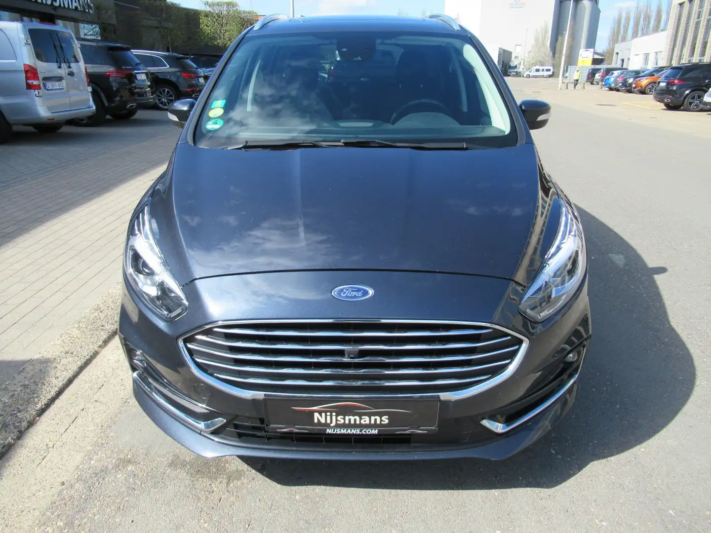 Ford Galaxy 2.0 TDCi 7 Plaatsen-Pano-ACC-Navi-Airco-Keyless Blau - 2