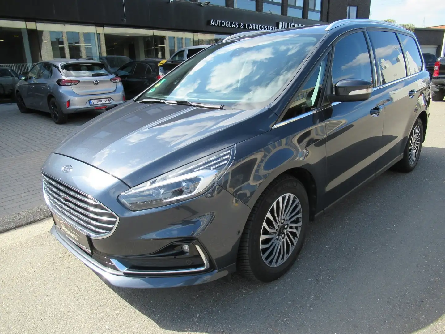 Ford Galaxy 2.0 TDCi 7 Plaatsen-Pano-ACC-Navi-Airco-Keyless Blau - 1