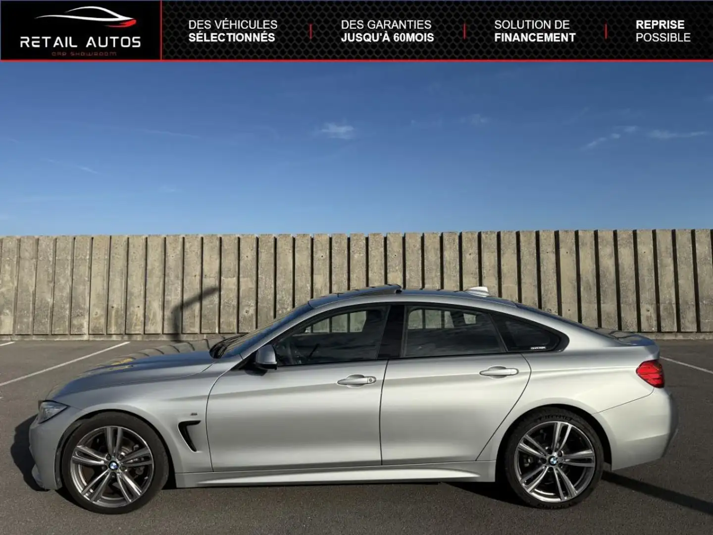 BMW 418 Serie Coupé 418dA 143ch M Sport Grau - 2