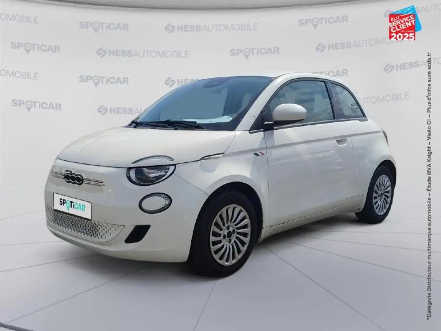 Fiat 500e e 95ch Action Blanc - 1
