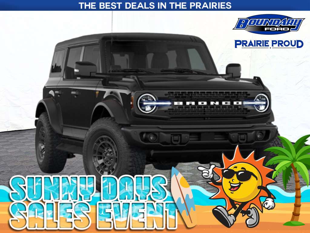 Black 2025 Ford Bronco SUV / Crossover Four-Wheel Drive Automatic