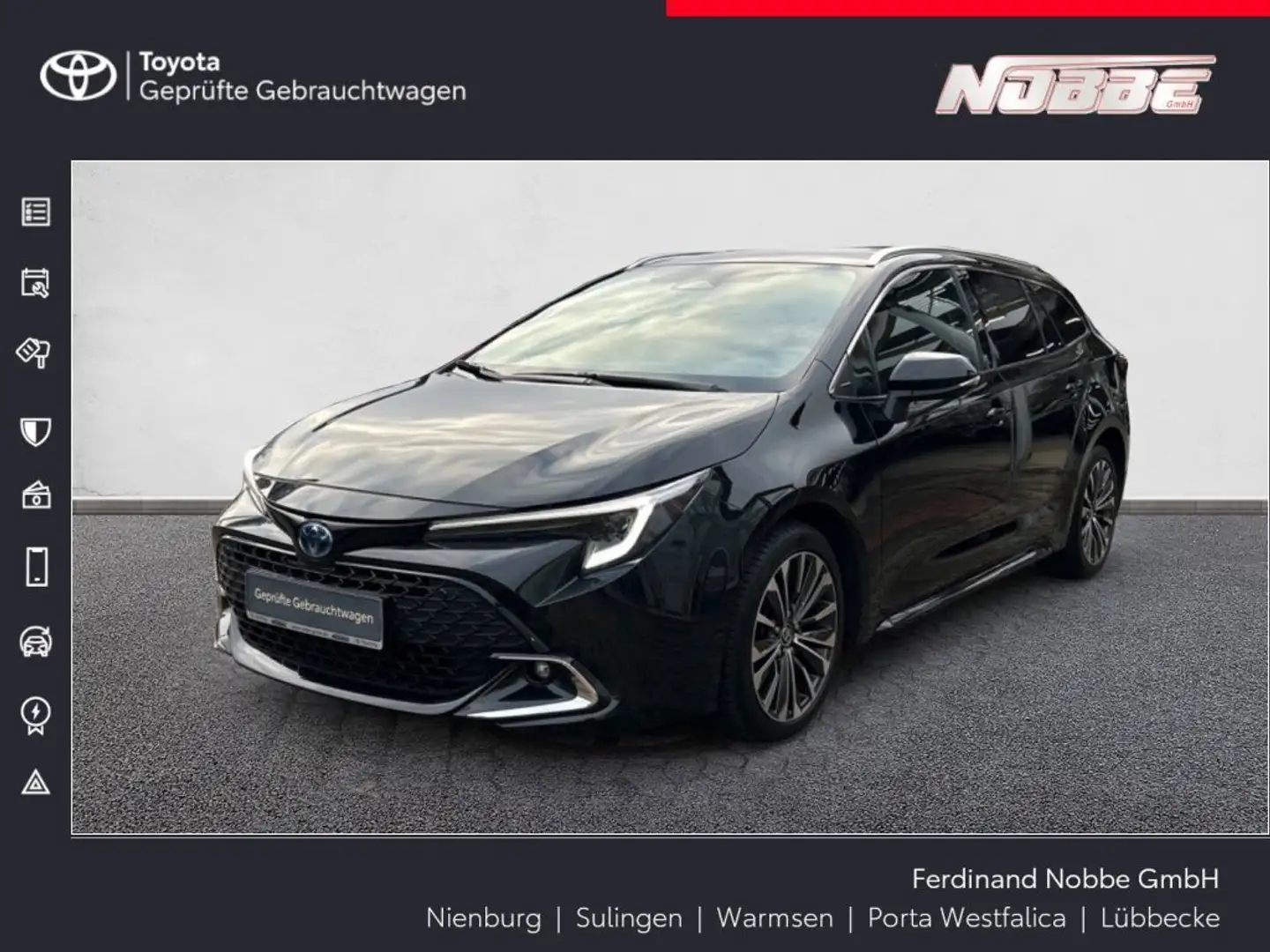 Toyota Corolla 2.0 Hybrid Touring Sports Team Deutschland Schwarz - 1