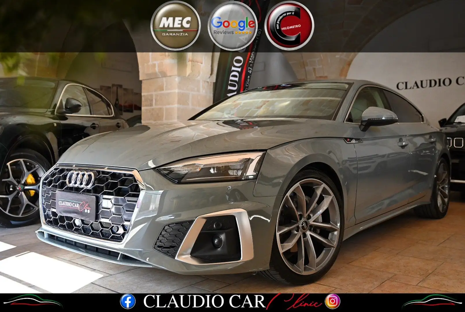 Audi A5 Sportback 40 2.0 tdi S line edition quattro Grigio - 1