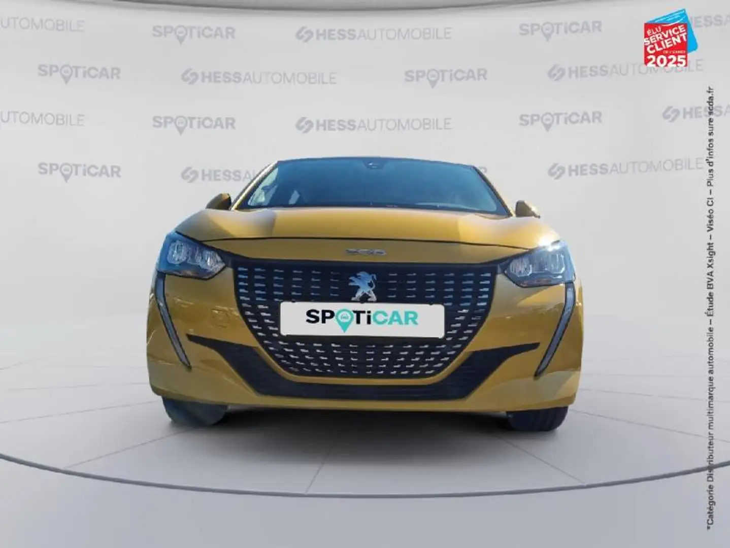 Peugeot 208 1.2 PureTech 75ch S\u0026S Active 119g Jaune - 2