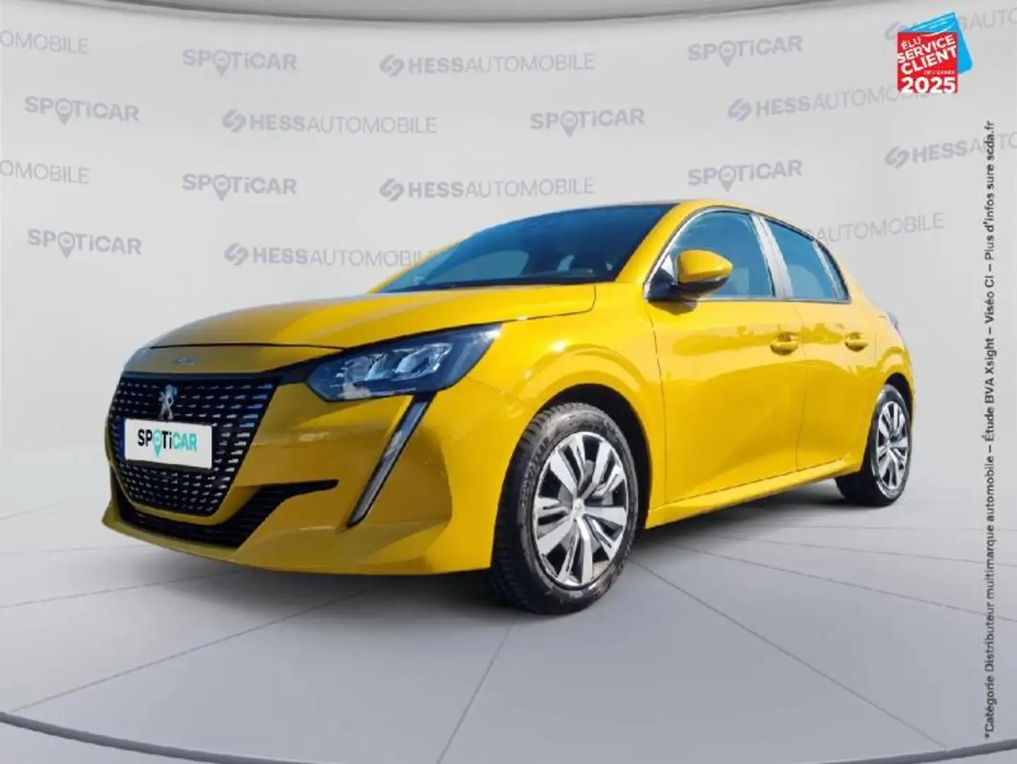 Peugeot 208 1.2 PureTech 75ch S\u0026S Active 119g Jaune - 1