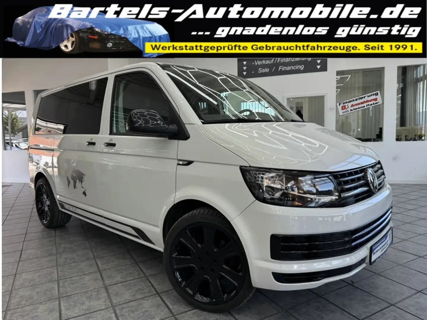 Volkswagen T6 Kombi 2.0 TDI 6-Sitzer, Camping Ausbau, Klima Blanc - 1