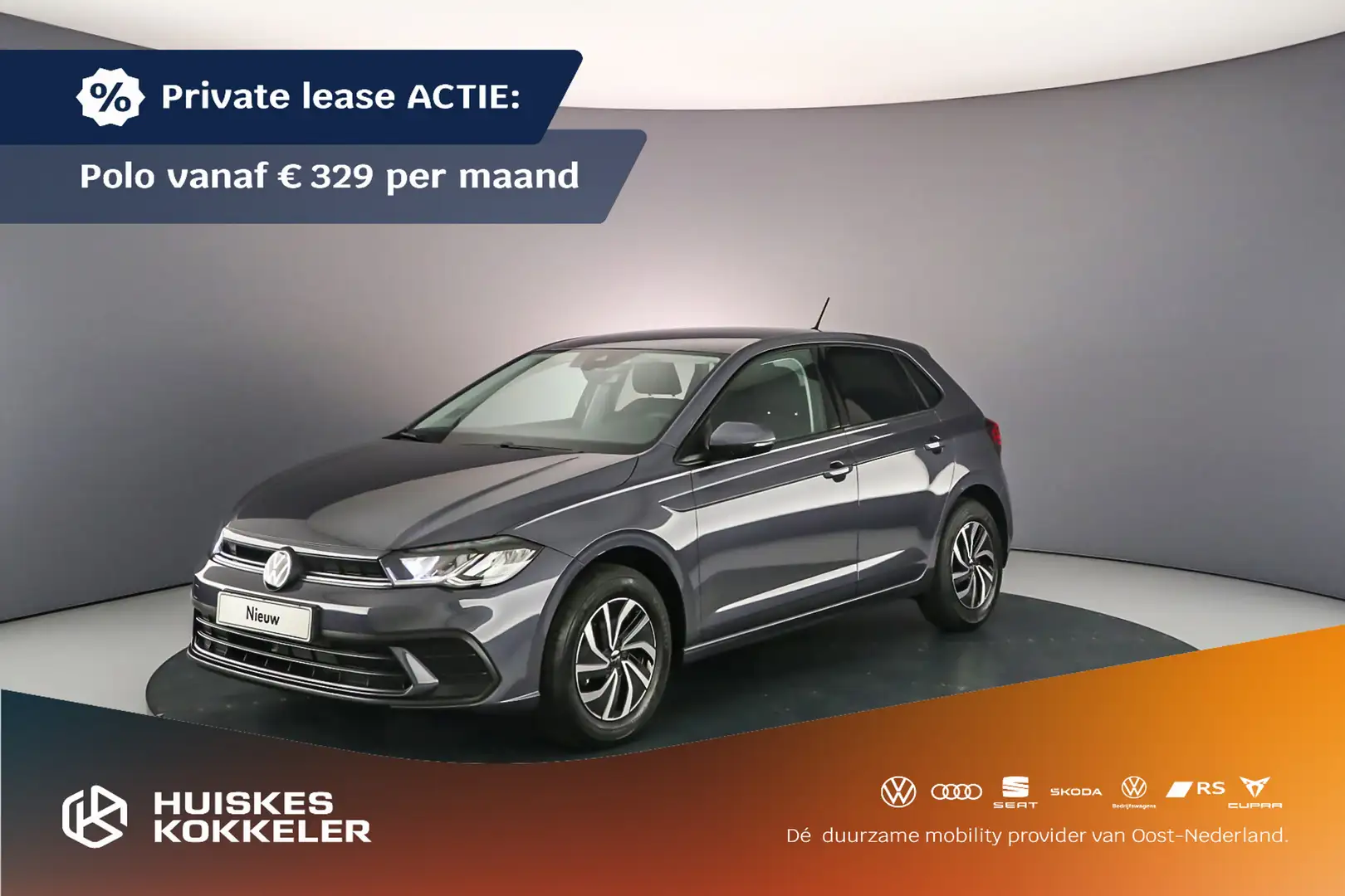 Volkswagen Polo 1.0 TSI 95pk Life Edition Grijs - 1